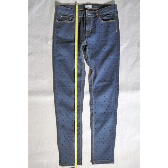 OVS Girls 12-13 Skinny Fit Polka-Dot Denim Pant - Picture 15 of 15